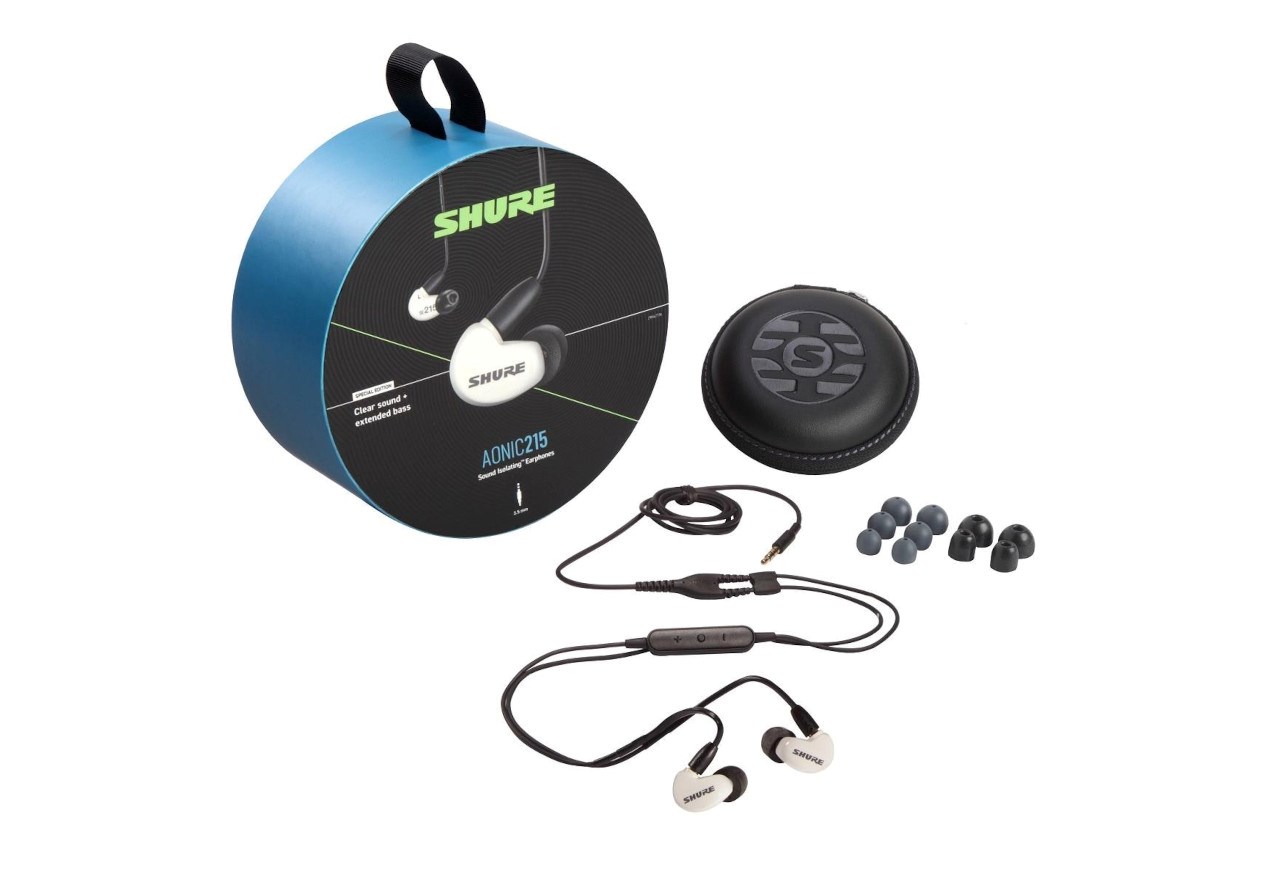 Kufje Shure AONIC 215, të bardha