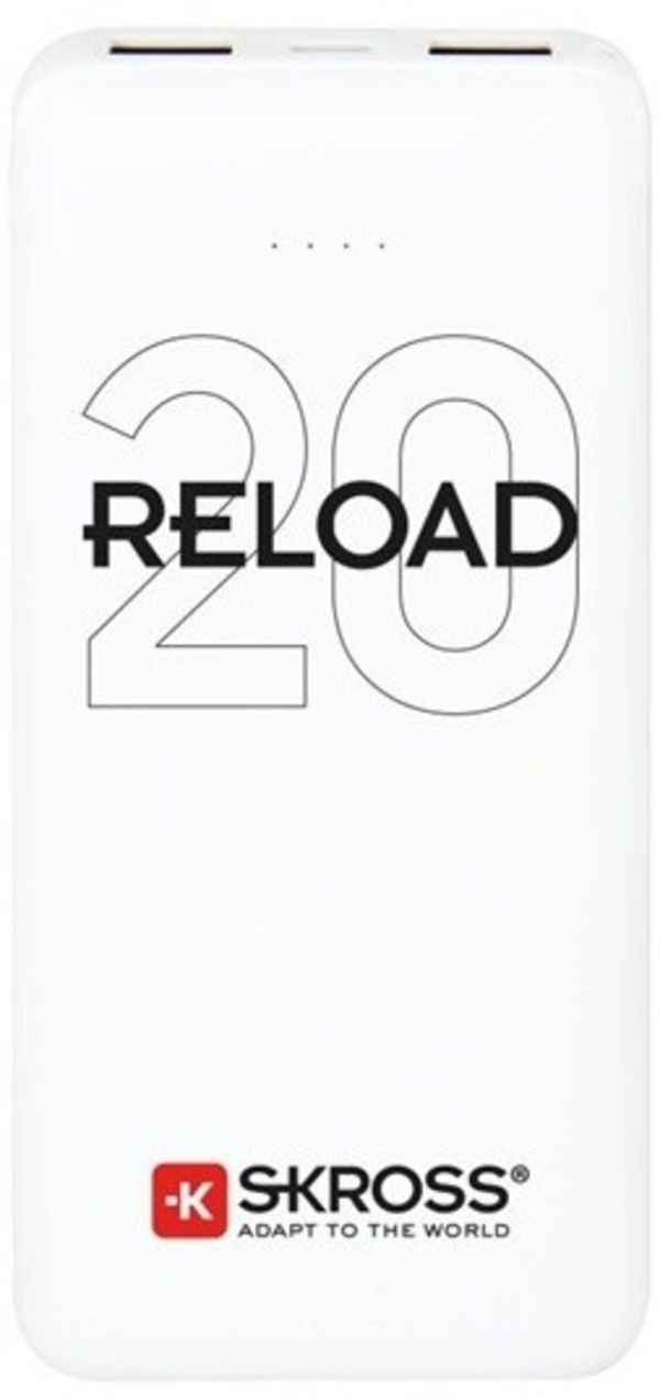 Powerbank SKROSS Reload 20 + kabllo Alarm USB 