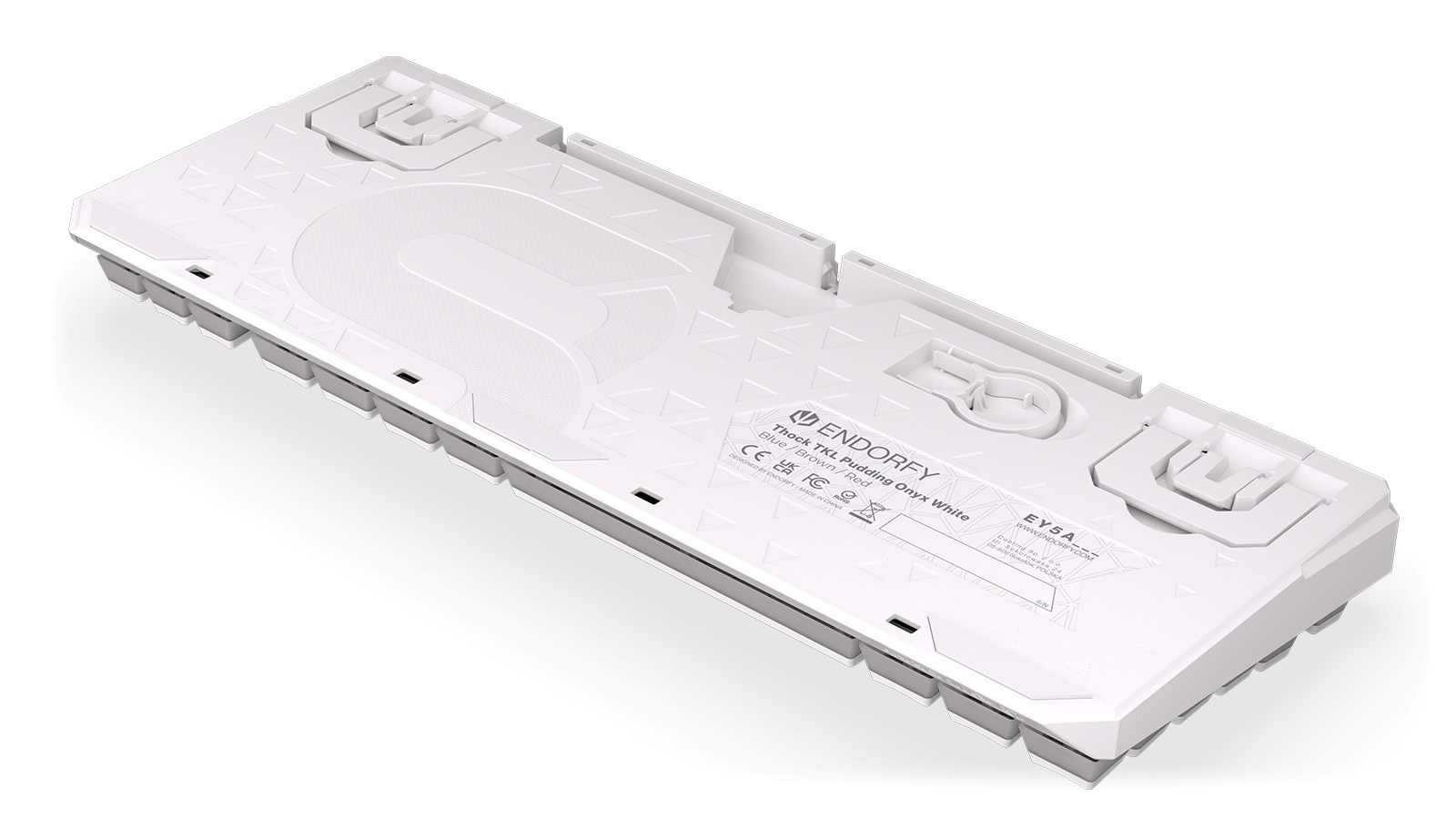 Tastierë mekanike Gaming Endorfy THOCK TKL OWH P, USB, Kailh Brown, RGB, e bardhë