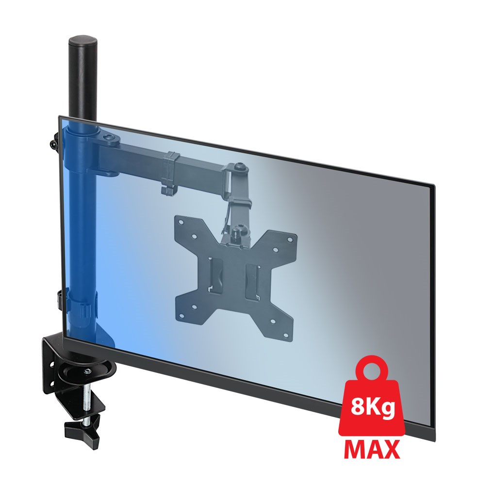 Mbajtëse tavoline për monitor Esperanza Horkos, 10"-27", VESA 75x75/100x100, e zezë