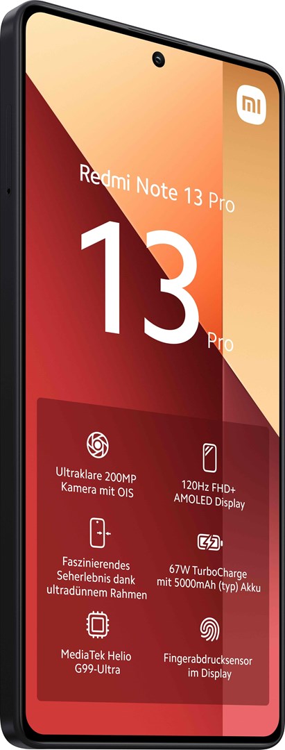 Celular Xiaomi Redmi Note 13 Pro 256GB, 6.67", 8GB RAM, 4G, i zi