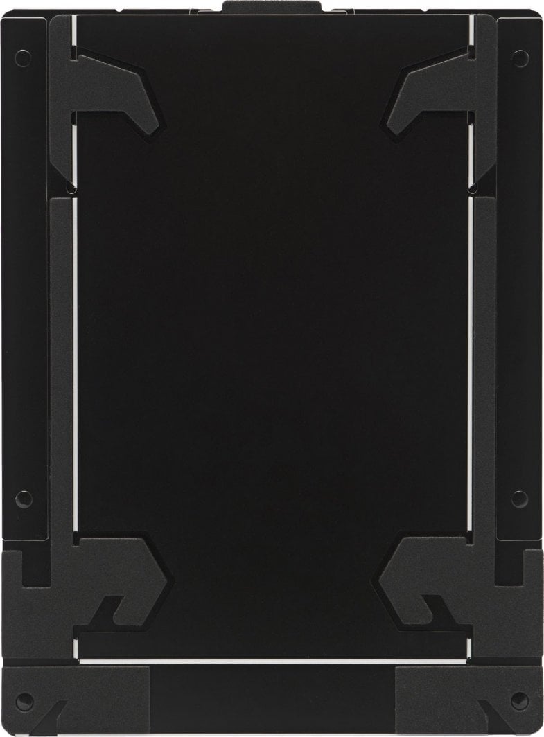 Mbajtëse laptopi dhe tableti R-Go Tools Stand, alumini, e zezë