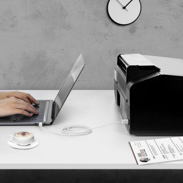 Kabllo për printer UGREEN USB-C - USB-B, 2m, e zezë