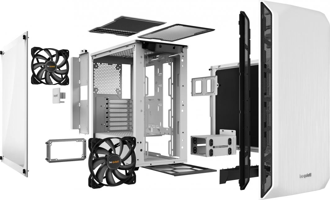 Kasë Be quiet! Pure Base 500 Window Midi Tower (BGW35), e bardhë