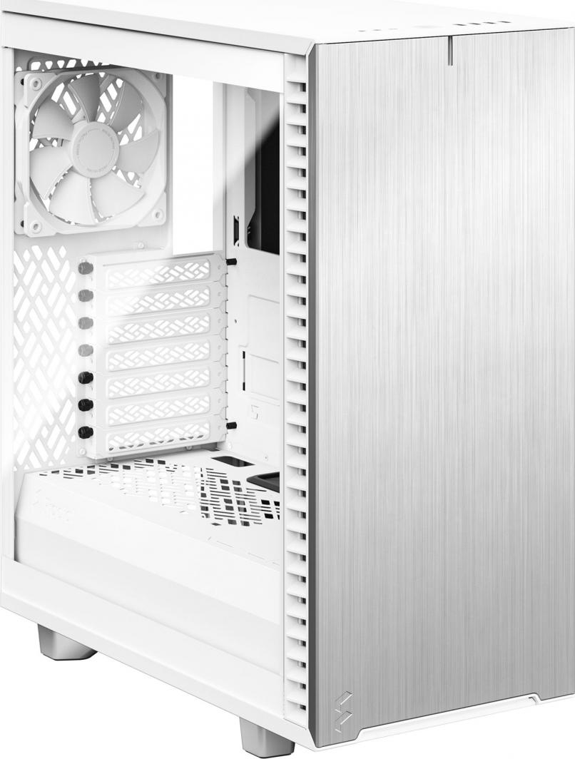 Kasë Fractal Design Define 7 Compact TG Clear Tint, e bardhë, Midi Tower