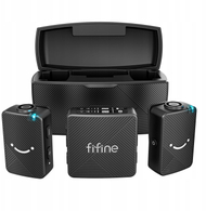 Безжичен микрофон Fifine M9, кондензатор, за компјутер и стриминг, црн