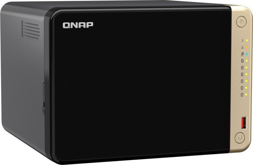 Server NAS QNAP TS-664 8GB, 6 slote, 2.5GbE, gri