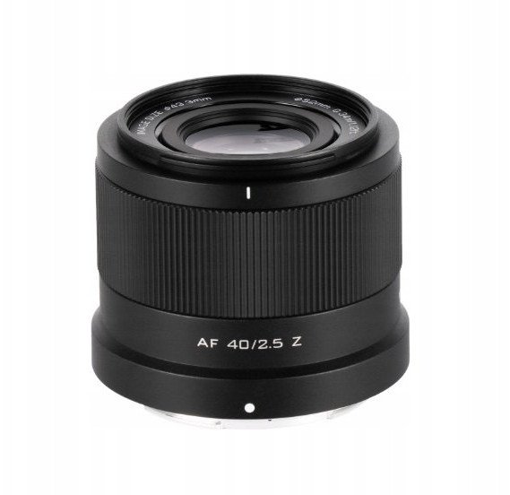 Objektiv Viltrox 40mm F2.5, Full Frame, Auto Focus, për Nikon Z, i zi