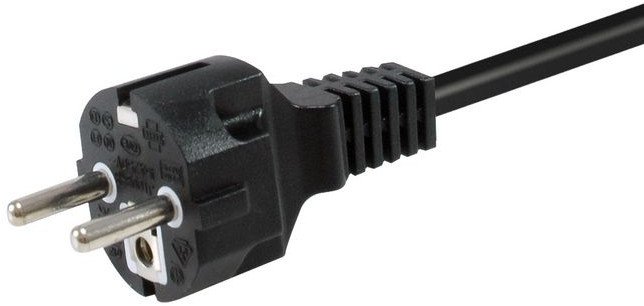 Kabllo rryme Equip Schuko në CEE7/3, 10m, i zi