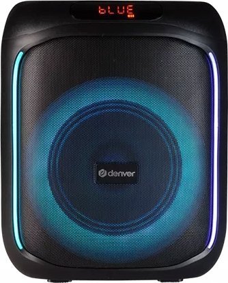 Kutitë folës Denver BPS-165, 200W, Bluetooth, LED, i zi