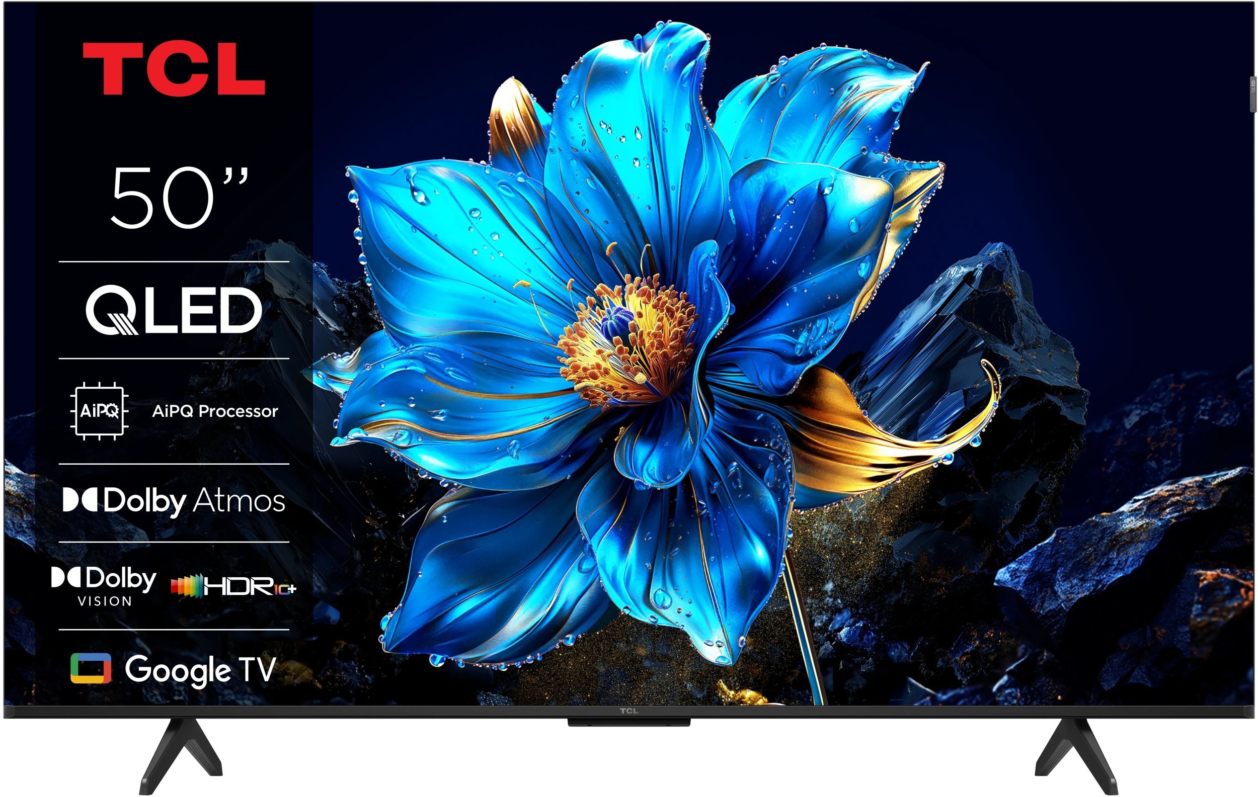 Televizor TCL QLED 50P7K, 50", 4K, Google TV, i zi