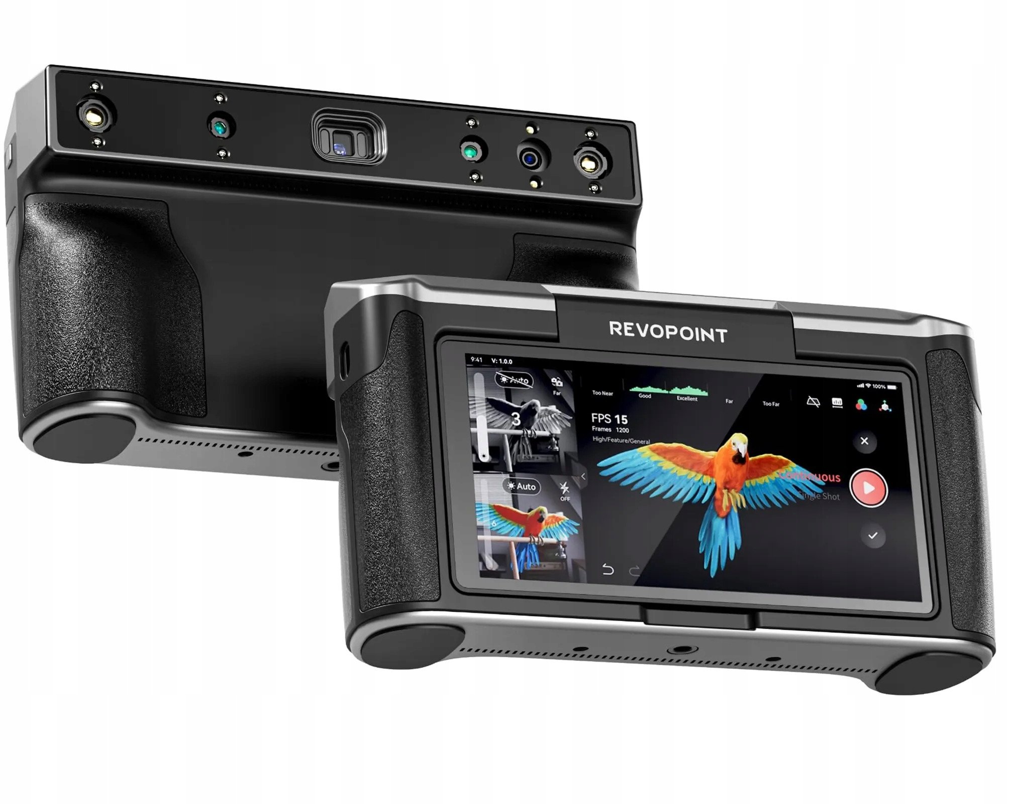 Skaner 3D Revopoint MIRACO, precizion 0.02 mm, Full Color, 16GB RAM