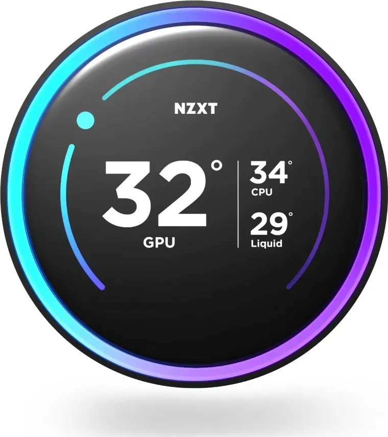 Ftohës uji për procesor NZXT Kraken Elite 360 RGB, radiator 360mm, ekran IPS 2.72", i zi