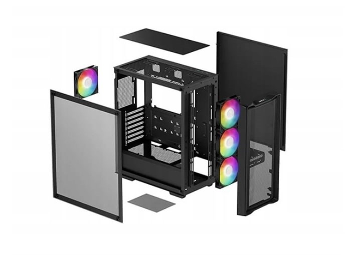 Kasë DeepCool CC560 MESH V2, e zezë
