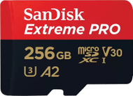 Kartë memorie SanDisk Extreme PRO MicroSDXC, 256GB, Class 10 UHS I U3 A2 V30