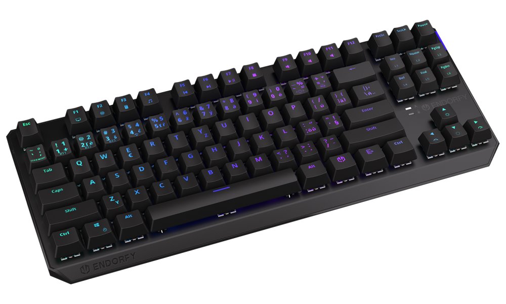 Tastierë ENDORFY Thock TKL Wireless CZ Red, mekanike, e zezë