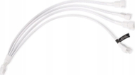 Kabllo splitter Alphacool 4-Pin në 4x 4-Pin PWM, 30cm, e bardhë