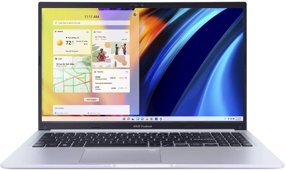 Laptop ASUS Vivobook 15 A1502VA BQ1021, 15.6" FHD, i5 13420H, 16GB RAM, SSD 512GB, argjendtë