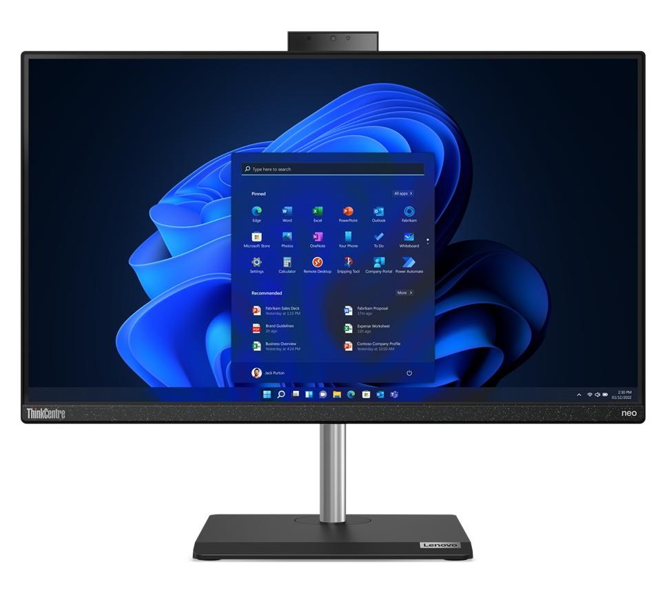 Kompjuter All-in-One LENOVO ThinkCentre neo 30a, 23.8", Intel Core i5-12450H, 8GB RAM, 512GB SSD, i zi