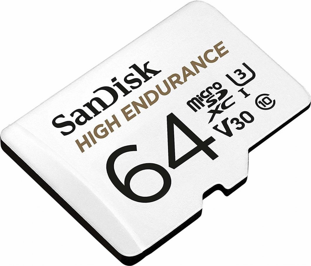 Kartë e memories SanDisk High Endurance MicroSDXC 64GB UHS-I / U3 A1 V30 (SDSQQNR-064G-GN6IA)