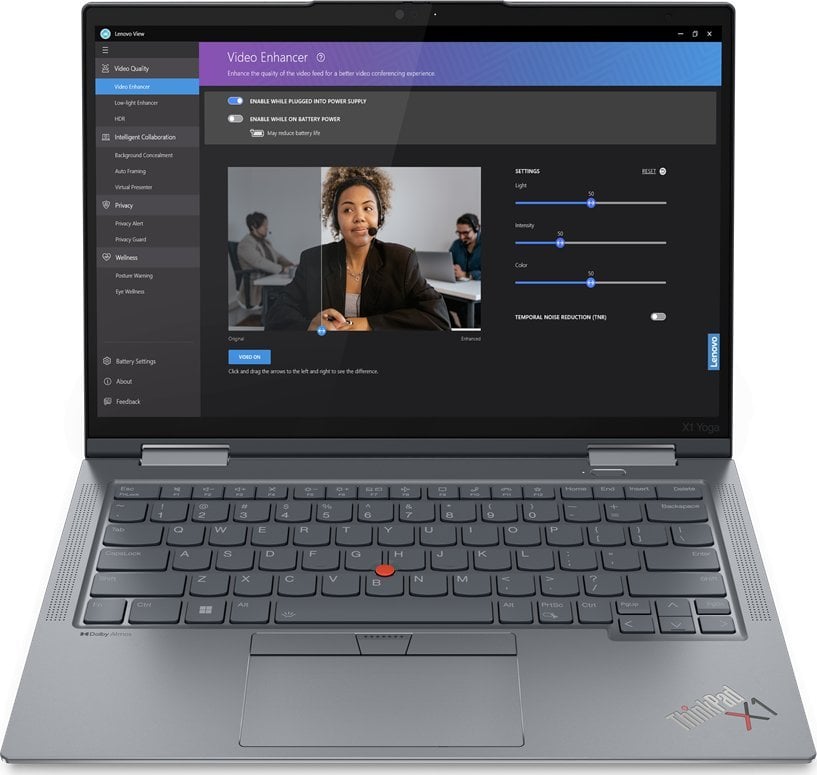 Laptop Lenovo ThinkPad X1 Yoga, 14", Intel Core i7 1355U, 16 GB RAM, 512 GB SSD, i hirtë