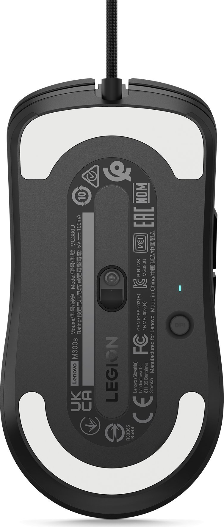 Maus gaming Lenovo Legion M300s, RGB, 8000 DPI, i zi