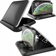 Mbajtëse telefoni për veturë For Cockpit 51J, për pult, për telefona deri 7", e zezë