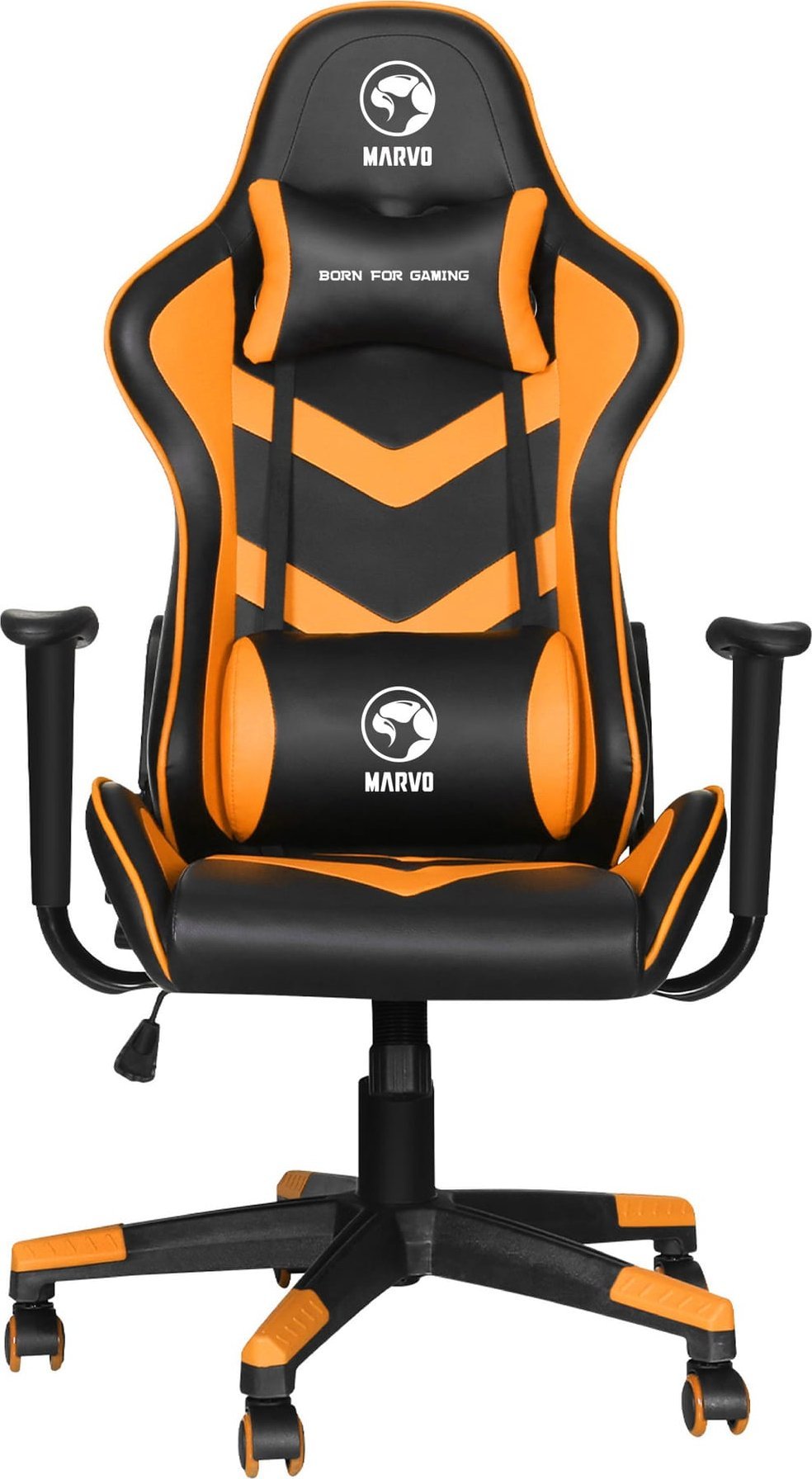 Karrige gaming Marvo CH-106, ergonomike, e portokalltë