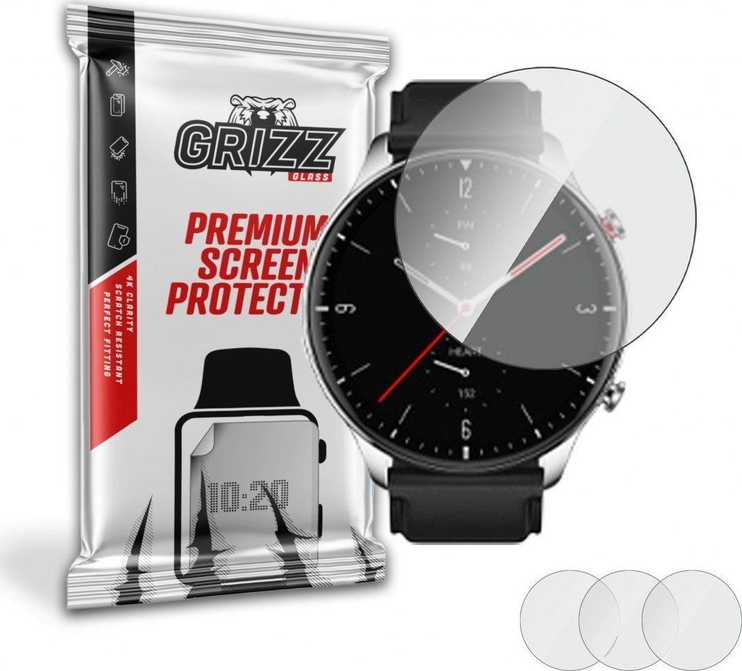 Folie mbrojtëse GrizzGlass Hydrogel Film, për Amazfit GTR 2, transparente