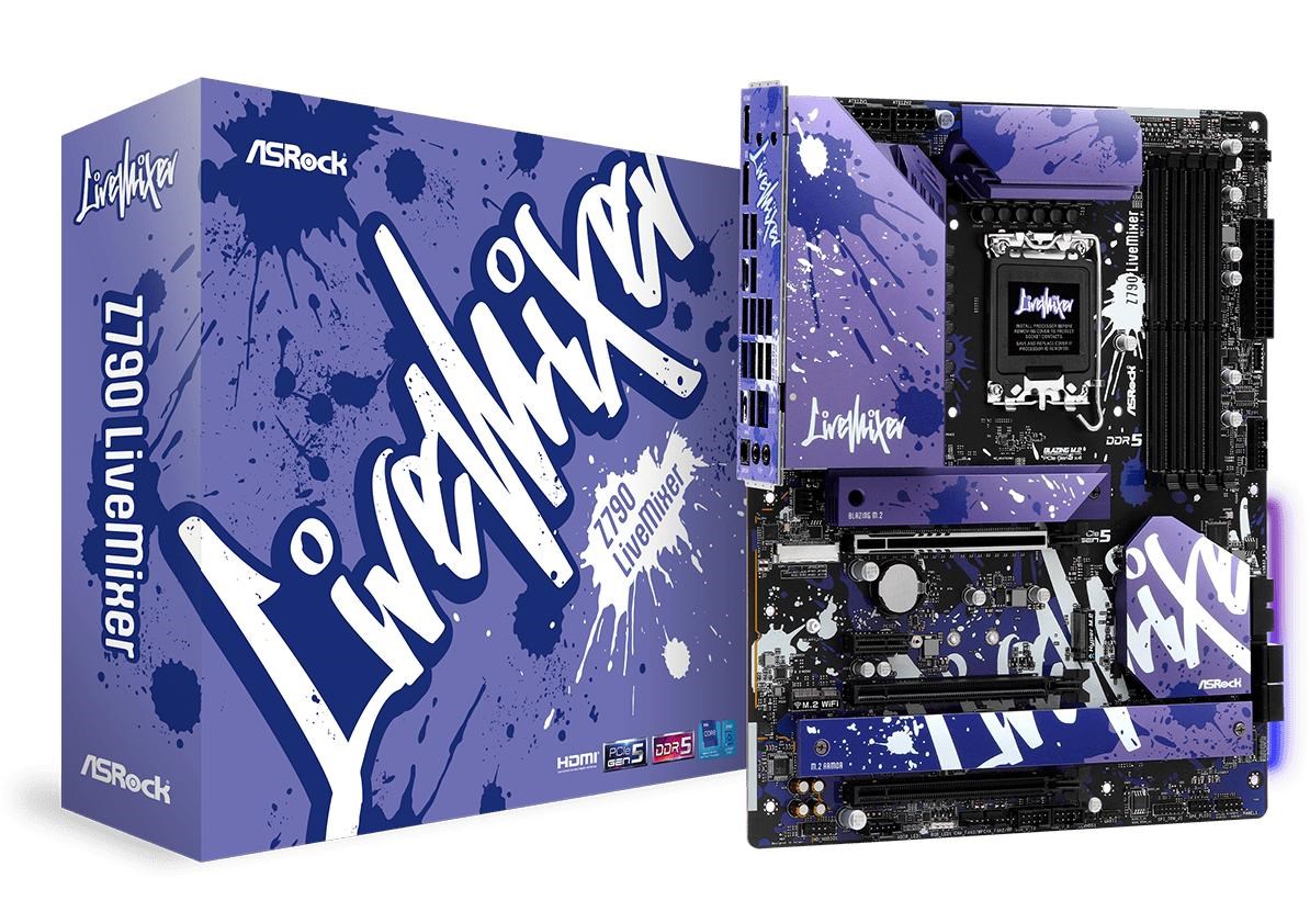 Pllakë amë Asrock Z790 LiveMixer Intel Z790 LGA 1700 ATX