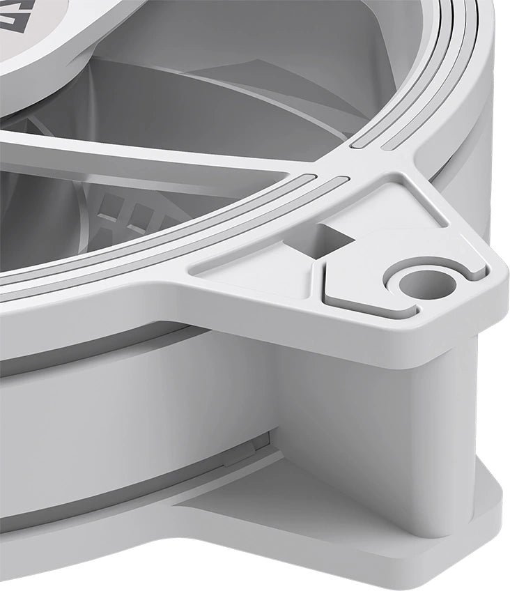 Ventilator ARGB 120mm, ndriçim ARGB, i bardhë