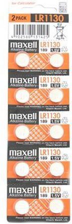 Bateri kopëse Maxell LR1130 AG10, pako 20 copë, alkaline