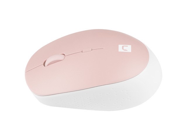 Maus Natec Harrier 2, USB 2.0, rozë, i bardhë
