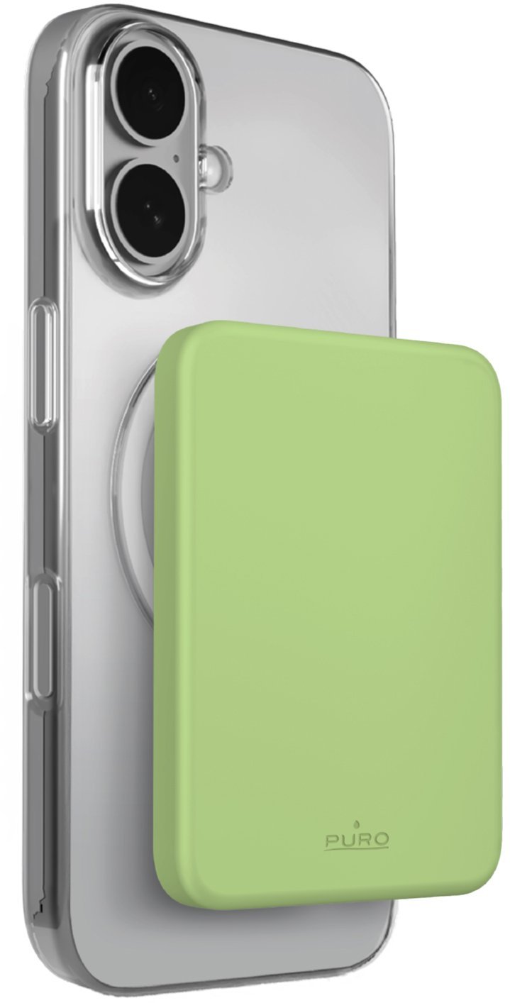 Powerbank wireless Puro Mini Power Mag, 4200mAh, MagSafe, i bardhë