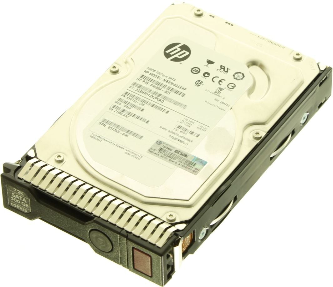 Disk për server HP (658103-001), 500GB, 3.5'', SATA II (3Gb/s)