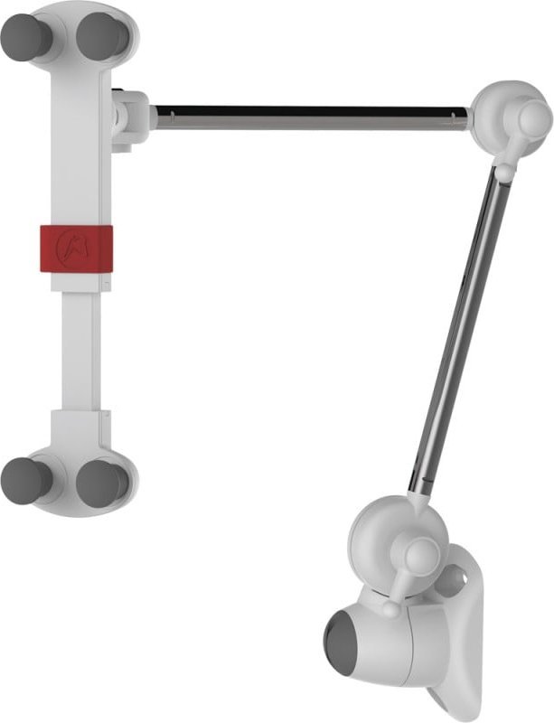 Mbajtëse muri për tablet Barkan T580, 4" 12", universale, argjend me të bardhë