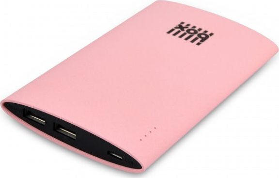 Powerbank Boxproducts Portable, 3000mAh, dalje USB, rozë