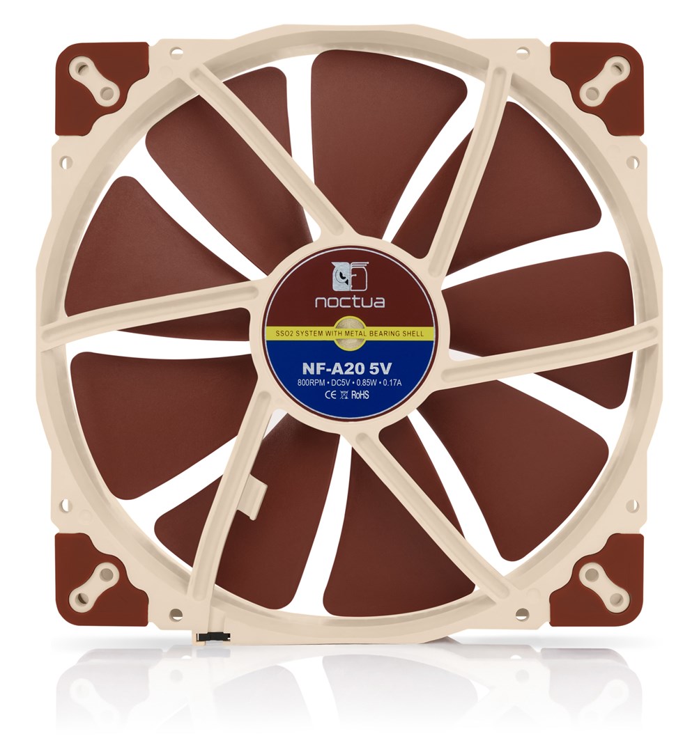 Ftohës Noctua NF-A20, 20 cm, i bronztë / bezhë