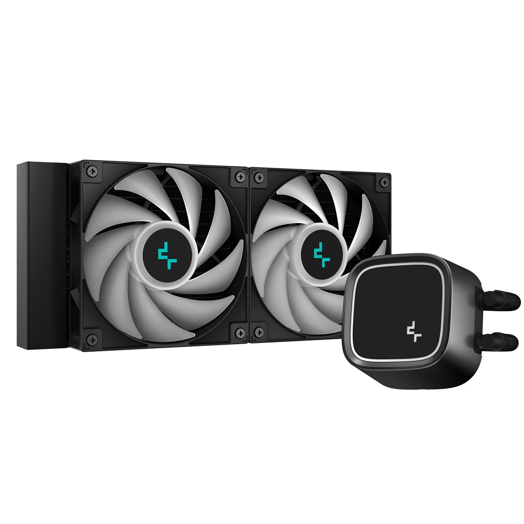 Ftohës me ujë Deepcool LE520, 12 cm, i zi