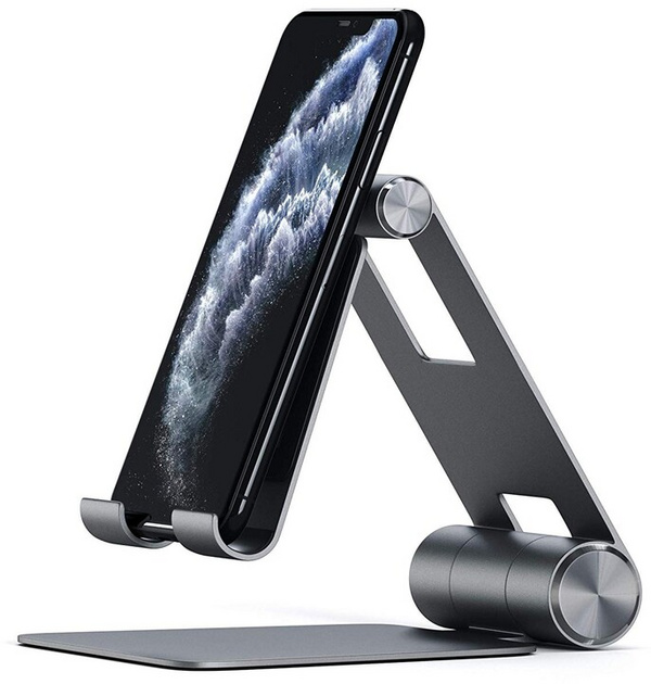 Satechi Aluminium R1 Adjustable Mobile Stand, Space Grey
