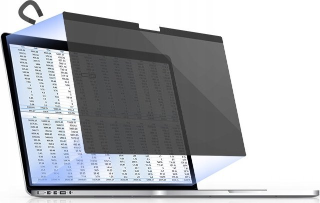 Filtër privatësie Qoltec GDPR për MacBook Air 13.6", magnetik, mbrojtje nga drita blu