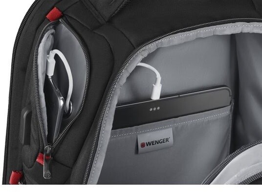 Çantë shpine WENGER PlayerOne për laptop 17.3", e zezë