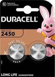 Bateri litiumi Duracell CR2450, 3V, paketim 2 copë