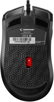 Mouse gaming Rampage SMX-R44 V2, RGB, me kabllo, i zi