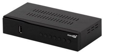 Marrës TV Standart T640, DVB T T2, digjital, i zi