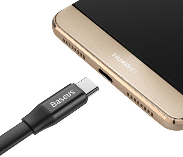 Kabllo për karikim / të dhëna Baseus Nimble Series USB-A - USB-C, 23cm, e zezë