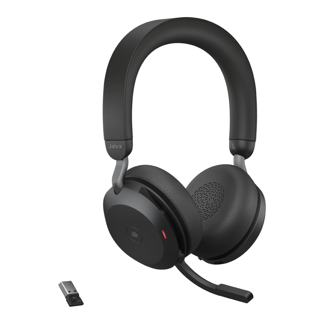 Kufje Jabra Evolve2 75, MS Stereo, USB-A, të zeza
