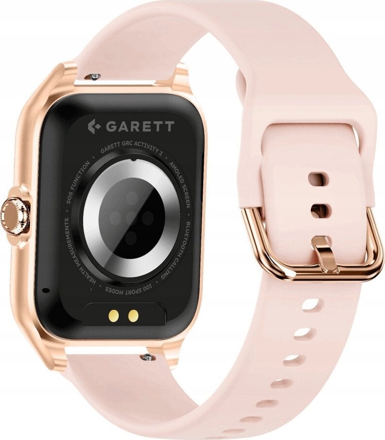 Smartwatch Garett Activity 2, ekran 1.78" AMOLED, Bluetooth, rozë gold
