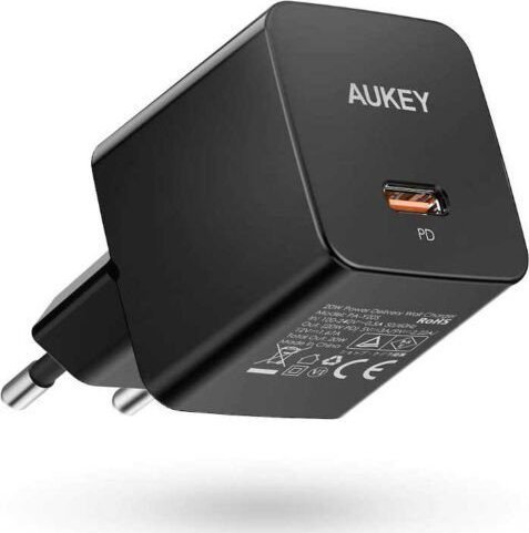 Karikues muri Aukey PA-Y20S, 1x USB-C, 20W, i zi
