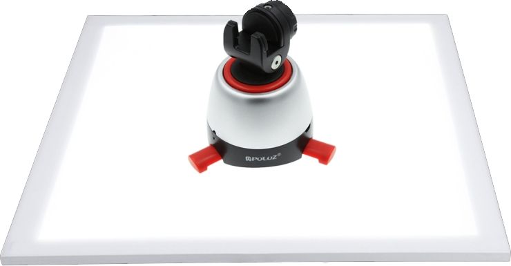 Panel ndriçimi LED Puluz Shadowless Pad, 40 cm, 1200 lm, i bardhë